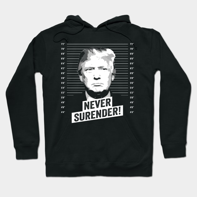 Trump Mugshot Hoodie by Colana Studio